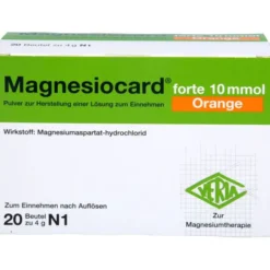 MAGNESIOCARD forte 10 mmol Orange Plv.z.H.e.L.z.E. 20 St