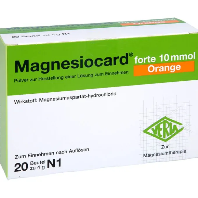 MAGNESIOCARD forte 10 mmol Orange Plv.z.H.e.L.z.E. 20 St