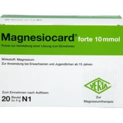 MAGNESIOCARD forte 10 mmol Plv.z.Her.e.Lsg.z.Einn. 20 St