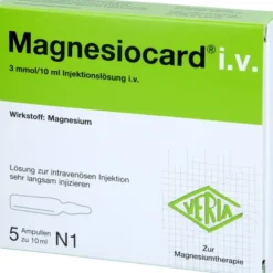 MAGNESIOCARD i.v. Injektionslösung 5X10 ml