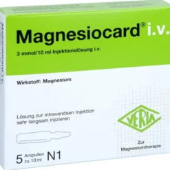 MAGNESIOCARD i.v. Injektionslösung 5X10 ml