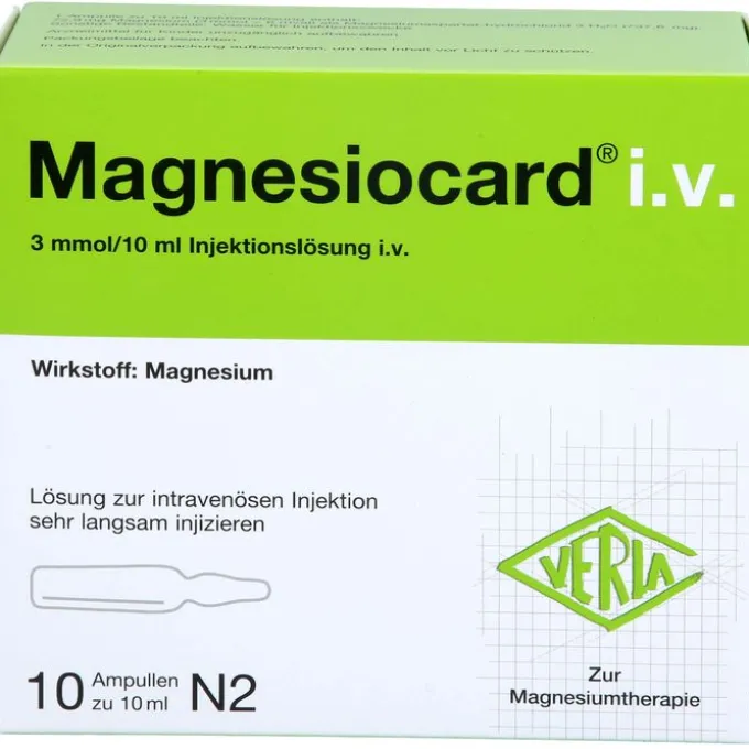 MAGNESIOCARD i.v. Injektionslösung 10X10 ml