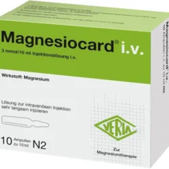 MAGNESIOCARD i.v. Injektionslösung 10X10 ml