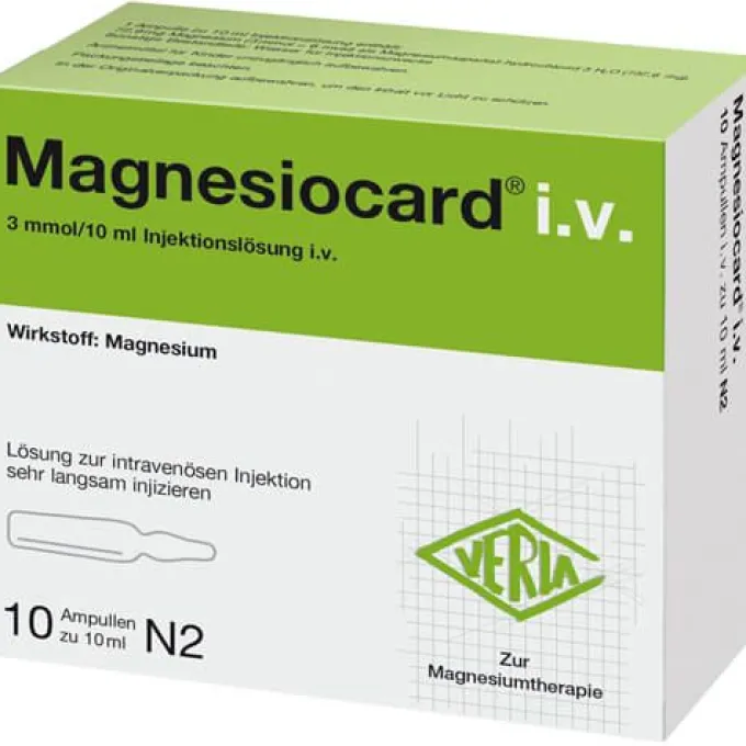 MAGNESIOCARD i.v. Injektionslösung 10X10 ml
