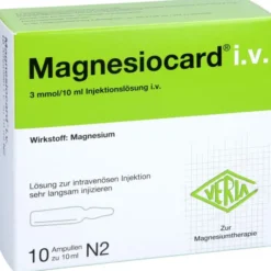 MAGNESIOCARD i.v. Injektionslösung 10X10 ml