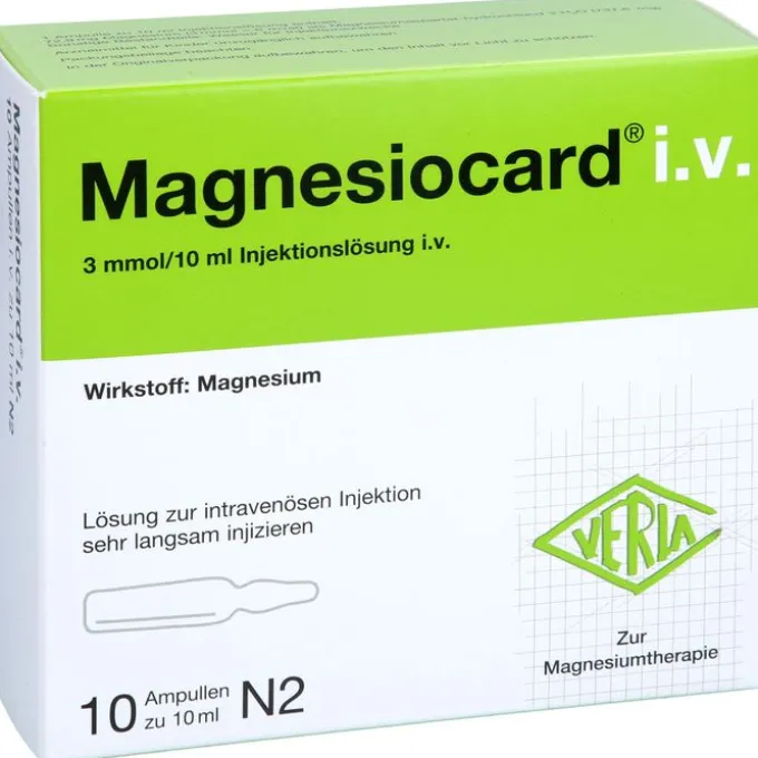 MAGNESIOCARD i.v. Injektionslösung 10X10 ml