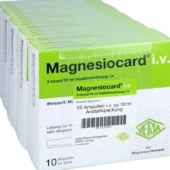 MAGNESIOCARD i.v. Injektionslösung 50X10 ml
