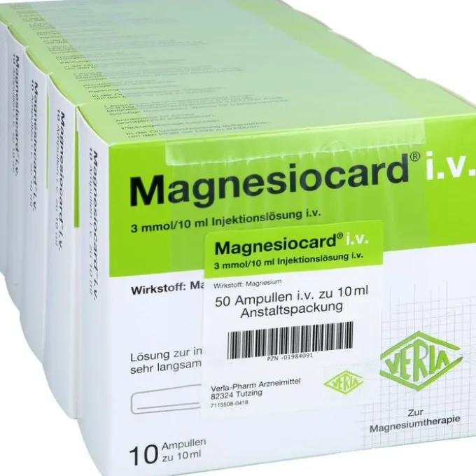 MAGNESIOCARD i.v. Injektionslösung 50X10 ml