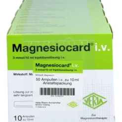 MAGNESIOCARD i.v. Injektionslösung 50X10 ml