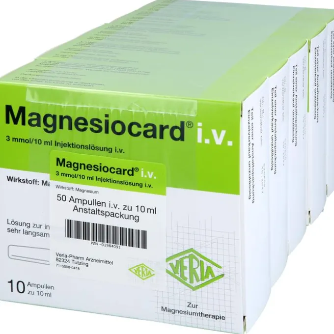 MAGNESIOCARD i.v. Injektionslösung 50X10 ml