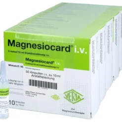 MAGNESIOCARD i.v. Injektionslösung 50X10 ml