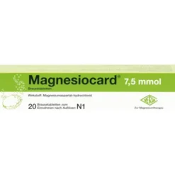 MAGNESIOCARD 7,5 mmol Brausetabletten 20 St