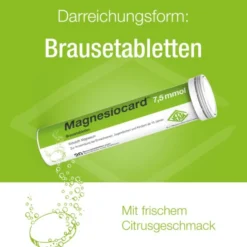 MAGNESIOCARD 7,5 mmol Brausetabletten 20 St