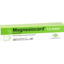 MAGNESIOCARD 7,5 mmol Brausetabletten 20 St