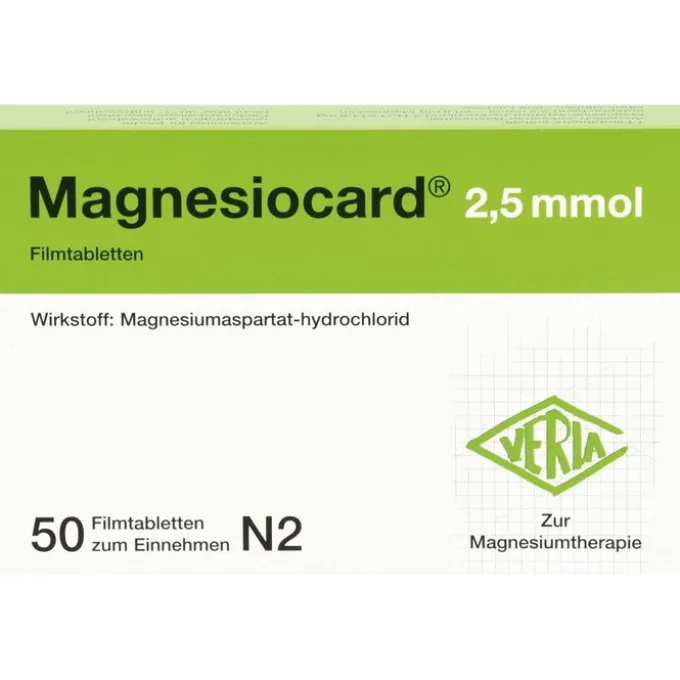 MAGNESIOCARD 2,5 mmol Filmtabletten 50 St