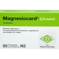 MAGNESIOCARD 2,5 mmol Filmtabletten 50 St