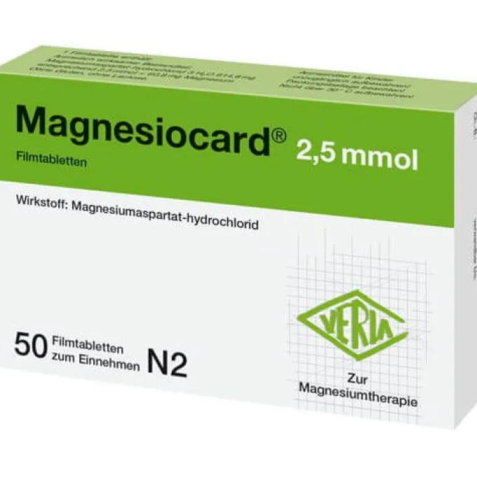 MAGNESIOCARD 2,5 mmol Filmtabletten 50 St