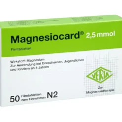 MAGNESIOCARD 2,5 mmol Filmtabletten 50 St