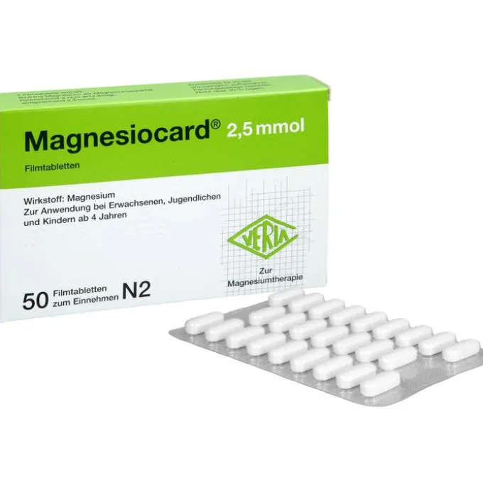 MAGNESIOCARD 2,5 mmol Filmtabletten 50 St