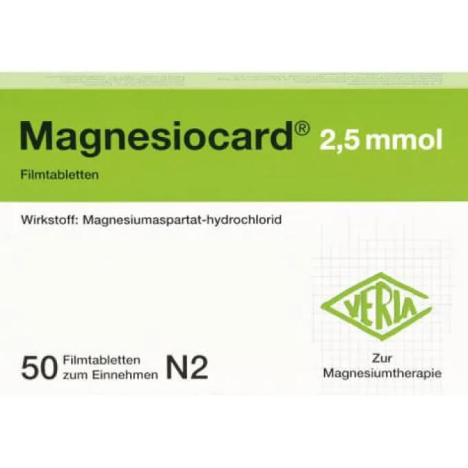 MAGNESIOCARD 2,5 mmol Filmtabletten 50 St
