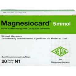 MAGNESIOCARD 5 mmol Plv.z.Her.e.Lsg.z.Einnehmen 20 St