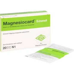 MAGNESIOCARD 5 mmol Plv.z.Her.e.Lsg.z.Einnehmen 20 St