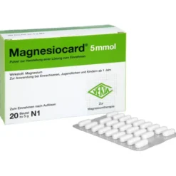 MAGNESIOCARD 5 mmol Plv.z.Her.e.Lsg.z.Einnehmen 20 St
