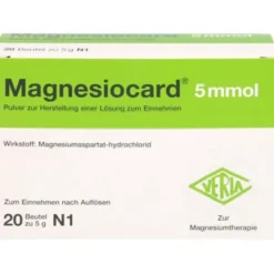 MAGNESIOCARD 5 mmol Plv.z.Her.e.Lsg.z.Einnehmen 20 St