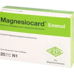MAGNESIOCARD 5 mmol Plv.z.Her.e.Lsg.z.Einnehmen 20 St