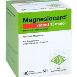 MAGNESIOCARD retard 15 mmol Beutel m.ret.Filmtabl. 30 St