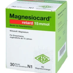 MAGNESIOCARD retard 15 mmol Beutel m.ret.Filmtabl. 30 St