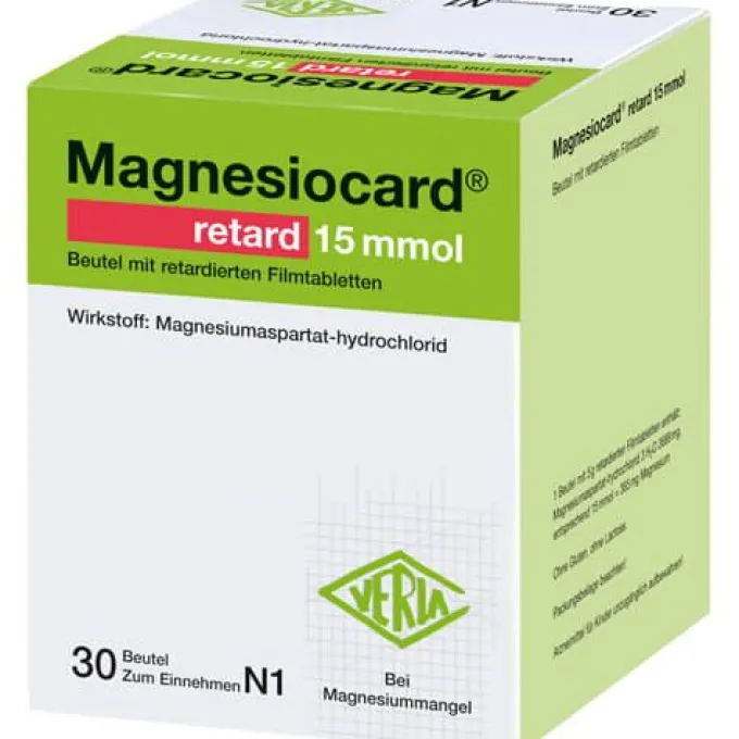 MAGNESIOCARD retard 15 mmol Beutel m.ret.Filmtabl. 30 St