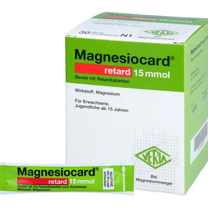MAGNESIOCARD retard 15 mmol Beutel m.ret.Filmtabl. 30 St
