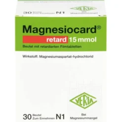 MAGNESIOCARD retard 15 mmol Beutel m.ret.Filmtabl. 30 St