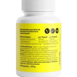 MAGNESIUM ACETYLTAURINAT Kapseln ZeinPharma 30 Stück