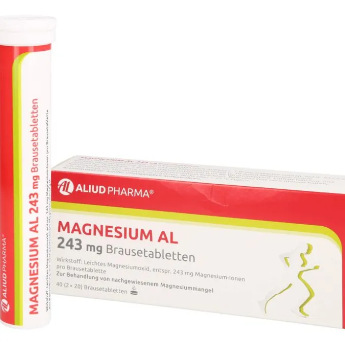 MAGNESIUM AL 243 mg Brausetabletten 40 St