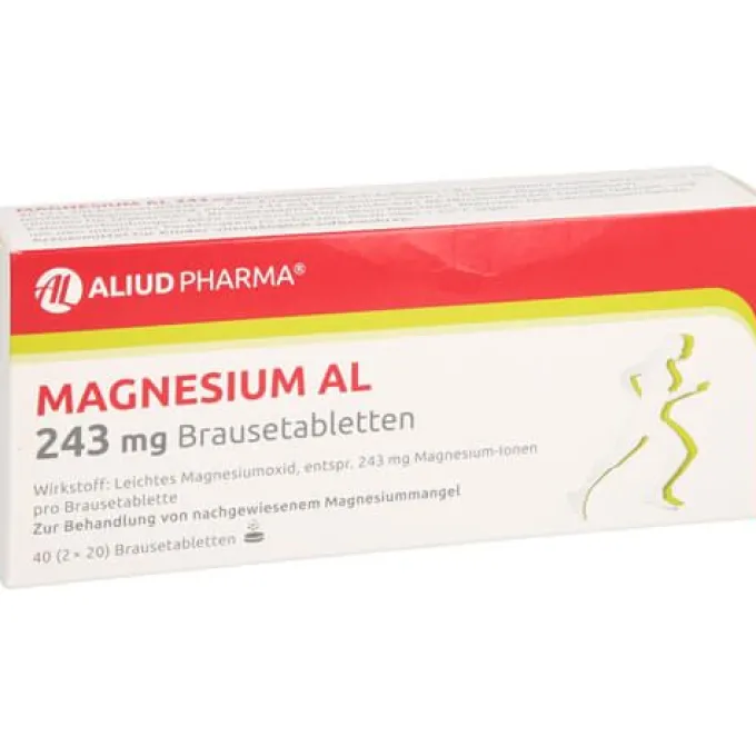 MAGNESIUM AL 243 mg Brausetabletten 40 St