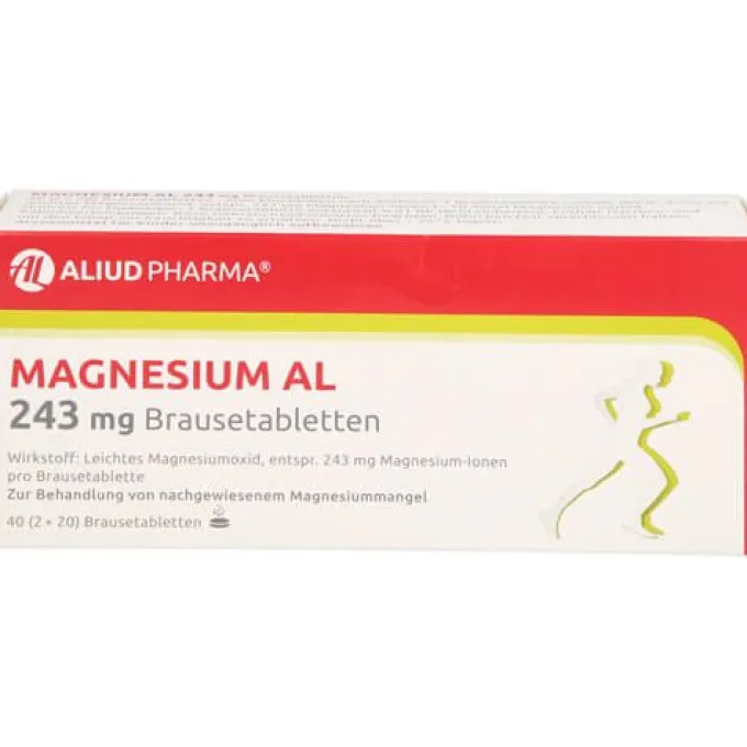 MAGNESIUM AL 243 mg Brausetabletten 40 St