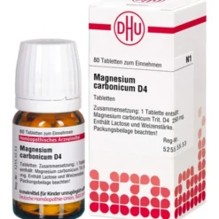 MAGNESIUM CARBONICUM D 4 Tabletten 80 St