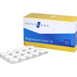 MAGNESIUMCITRAT+D MensSana Kapseln 60 Stück