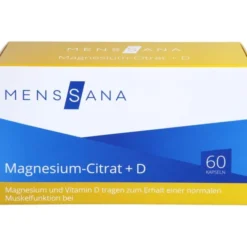 MAGNESIUMCITRAT+D MensSana Kapseln 60 Stück