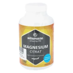 MAGNESIUMCITRAT 360 mg vegan Kapseln 180 Stück