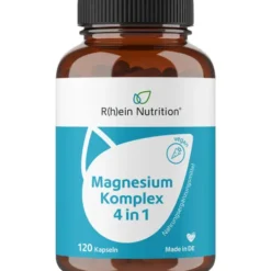 MAGNESIUM KOMPLEX 4in1 hochdosiert vegan Kapseln 120 Stück