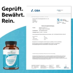MAGNESIUM KOMPLEX 4in1 hochdosiert vegan Kapseln 120 Stück