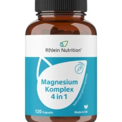 MAGNESIUM KOMPLEX 4in1 hochdosiert vegan Kapseln 120 Stück