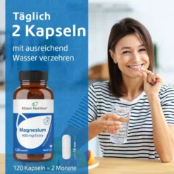MAGNESIUM 400 mg Extra Kapseln 120 Stück