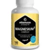MAGNESIUM 350 mg Komplex Citrat/Oxid/Carbon.vegan 180 Stück