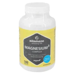 MAGNESIUM 350 mg Komplex Citrat/Oxid/Carbon.vegan 180 Stück