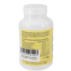 MAGNESIUM 350 mg Komplex Citrat/Oxid/Carbon.vegan 180 Stück