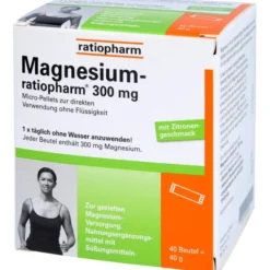 MAGNESIUM-RATIOPHARM 300 mg Micro-Pellets m.Gran. 40 Stück